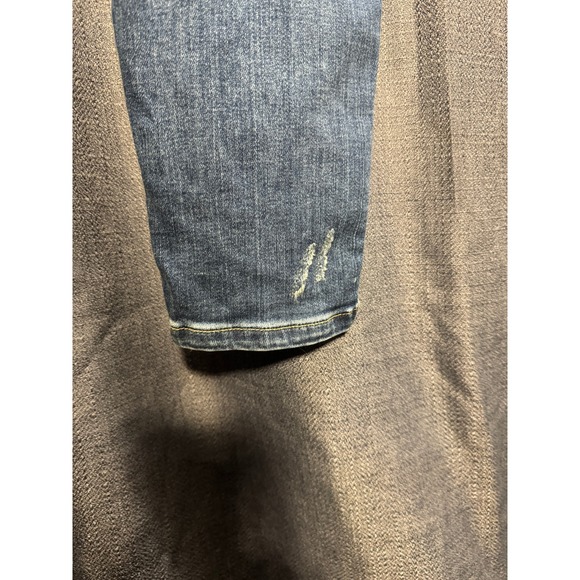 Judy Blue Distressed Ankle Skinny Jeans Ripped Holes Mid Rise Denim Size 13/31 - Picture 12 of 16